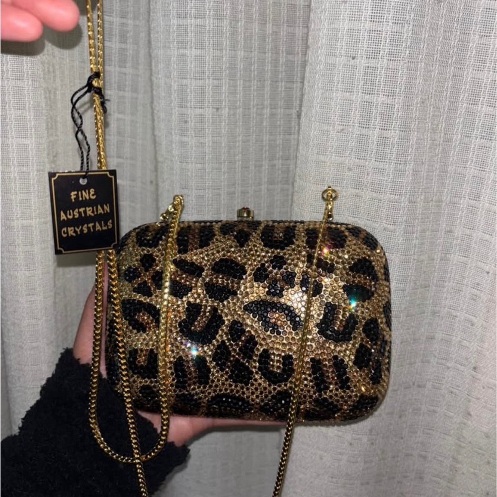 Leopard Print Clutch